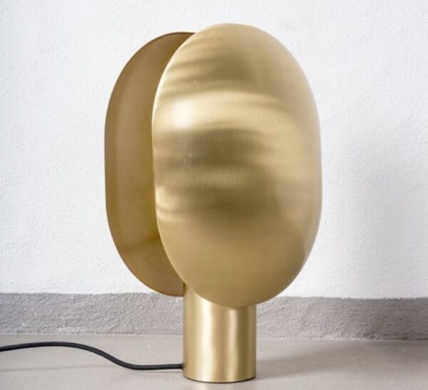 Lampe à poser en laiton Clam