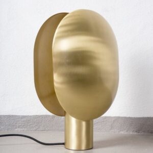 Lampe à poser en laiton Clam